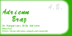 adrienn braz business card